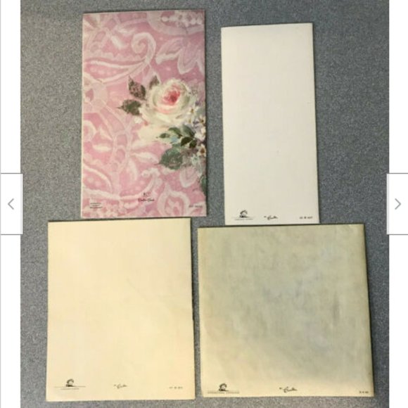 4 Vintage Used Silver Wedding Anniversary Greeting Card by Carlton Cards Canada - Picture 2 of 3